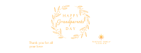 Elegant Classic Grandparents Day Facebook Cover Image Preview