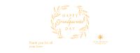 Elegant Classic Grandparents Day Facebook Cover Image Preview