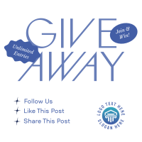 Join & Win Giveaway Linkedin Post