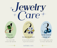 Jewelry Care Tips Facebook Post