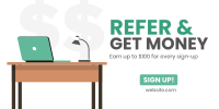 Refer And Get Money Twitter Post