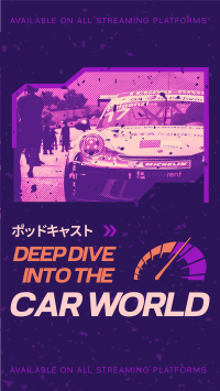 Car World Podcast Instagram Story