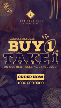 Buy 1 Take 1 Barbeque TikTok Video