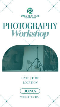 Minimalist Photography Workshop TikTok Video Design