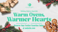 Rustic Holiday Bakery Specials Animation