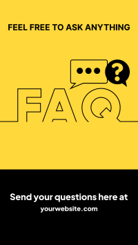FAQs Outline Instagram Story Image Preview