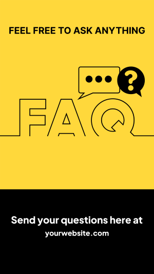 FAQs Outline Instagram Story Image Preview