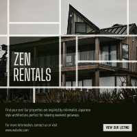 Zen Rentals Instagram Post