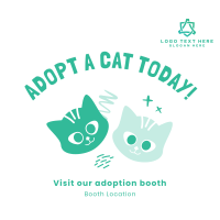 Adopt A Cat Today Instagram Post