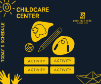 Childcare Center Schedule Facebook Post