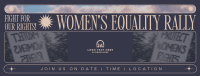 Modern Nostalgia Women's Rally Facebook Cover