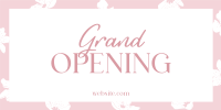 Floral Grand Opening Twitter Post