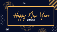 Elegant New Year Zoom Background