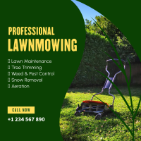 Lawnmowers for Hire Instagram Post