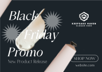 Black Friday Skin Care Promo Postcard Image Preview