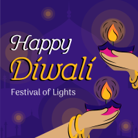 Festival of Lights Instagram Post Design