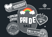 Proud Rainbow Sale Postcard