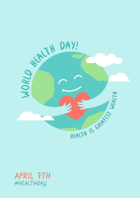 Health Day Earth Poster