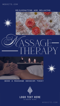 Sophisticated Massage Therapy Instagram Story