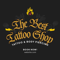 Tattoo & Piercings Linkedin Post