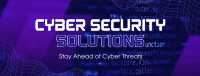 Cyber Security Futuristic Facebook Cover Design