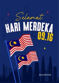 Hari Merdeka Malaysia Poster