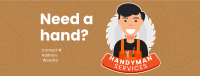 Handyman Services Facebook Cover Image Preview