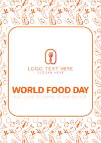 World Food Day Pattern Poster Design