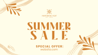 Tropical Summer Sale Facebook Event Cover