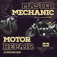 Motorcycle Repair Instagram Post