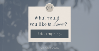 Aesthetic Q&A Facebook Ad