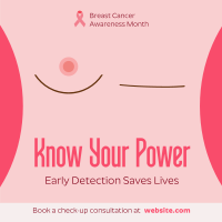 Breast Cancer Awareness Reminder Instagram Post Image Preview