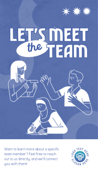 Meet Team Employee Facebook Story