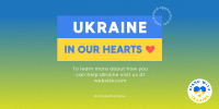 Ukraine In Our Hearts Twitter Post