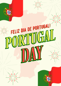 Festive Portugal Day Poster