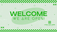 Neon Welcome Facebook Event Cover