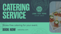 Minimalist Catering Facebook Event Cover Design