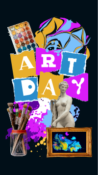 Art Day Collage YouTube Short