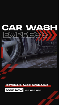 Premium Car Wash Express Facebook Story