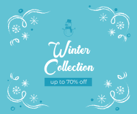 Winter Frame Offer Facebook Post Design