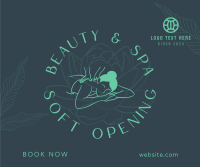 Spa Soft Opening  Facebook Post