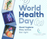 Retro World Health Day Facebook Post