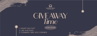 Giveaway Time Announcement Facebook Cover