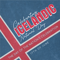 Icelandic National Day Linkedin Post example 3