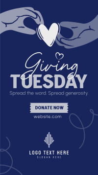 Give back this Giving Tuesday Instagram Story