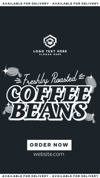 Minimalist Coffee Bean Delivery Instagram Reel Image Preview