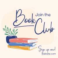 Book Lovers Club Instagram Post