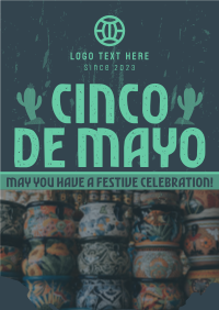 Grunge Cinco De Mayo Poster