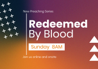 Redeemed by Blood Postcard