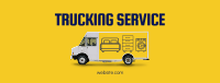 Trucking Service Facebook Cover example 2